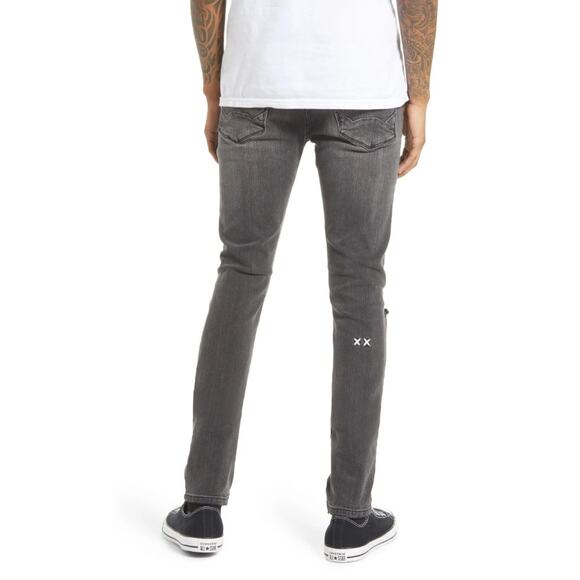 Cult of Individuality Punk Distressed Super Skinny Jeans Men's - Picture 12 of 14